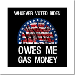 Owes Me Gas Money Design Posters and Art